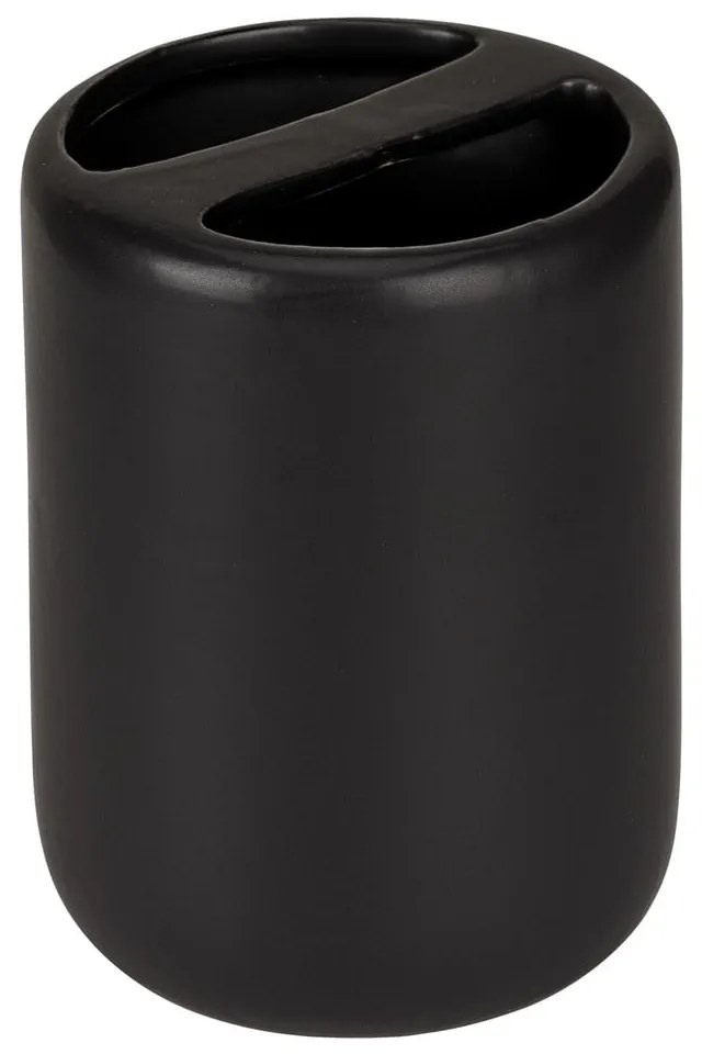 Suport pentru periuța de dinți negru mat din ceramică Olinda – Allstar