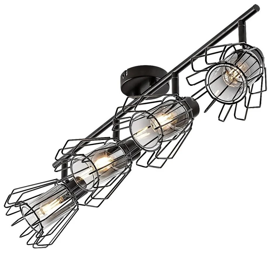 Plafoniera stil industrial Emerencia 4L