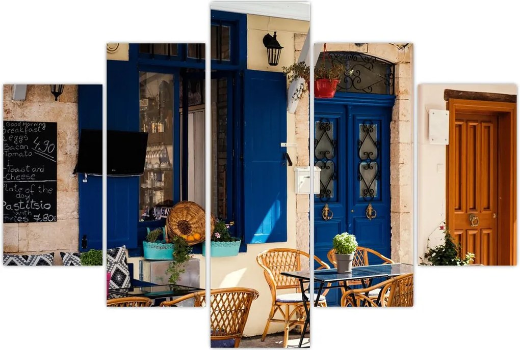 Tablou - ședere în Grecia (150x105 cm)