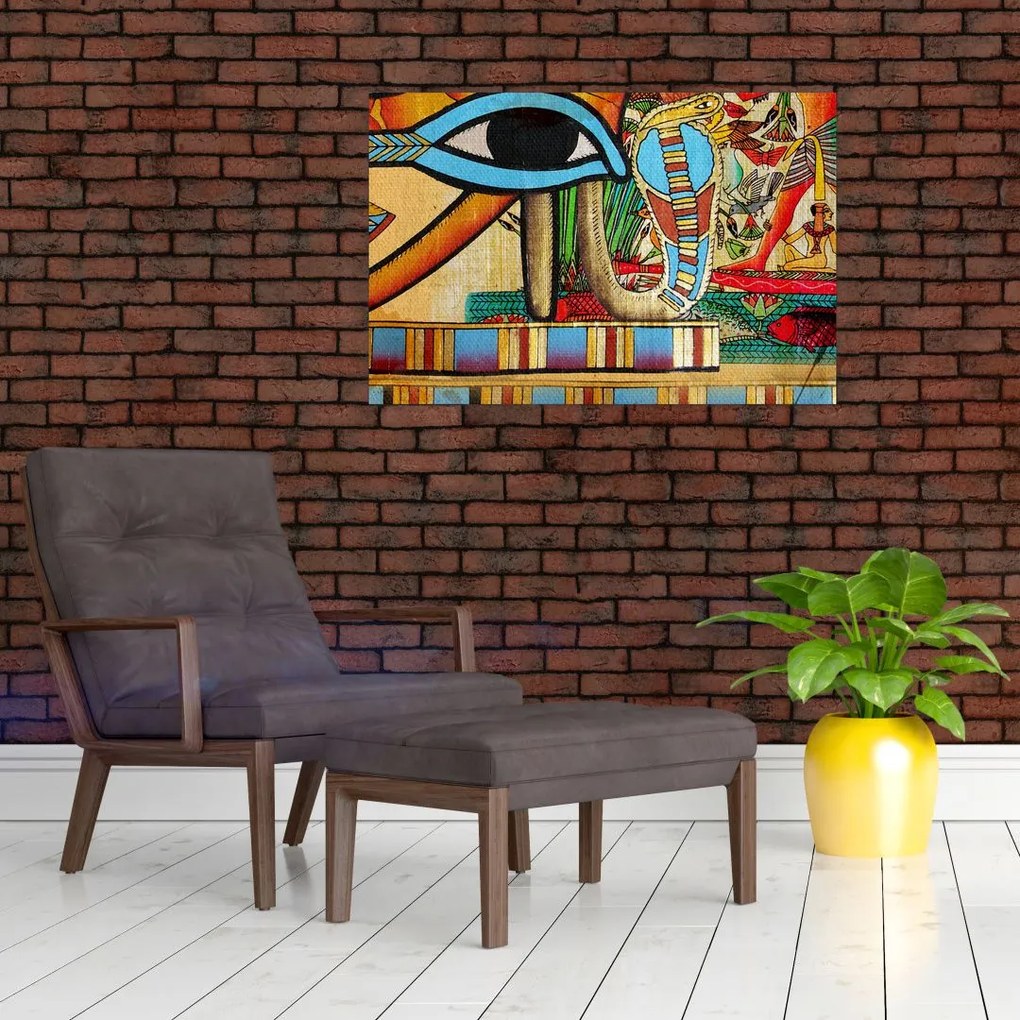 Tablou- Pictură egipteană (90x60 cm)