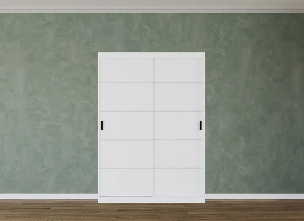 Set dormitor alb pat tapitat - Blanco - Configuratia 20