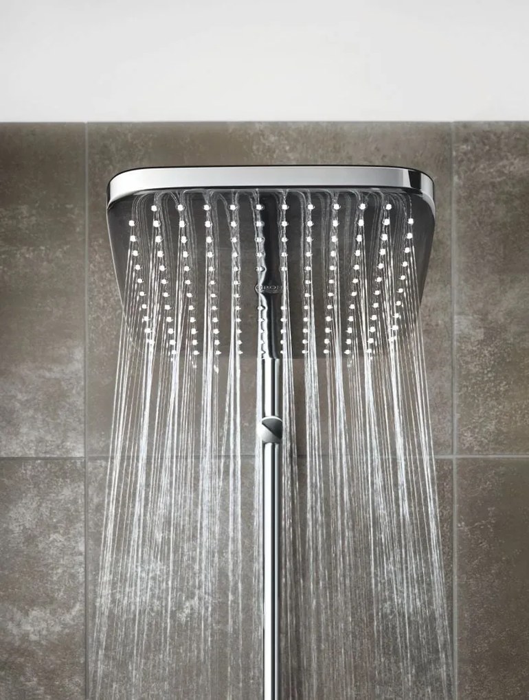 Pachet: Coloana dus Grohe Tempesta 250,palarie patrata, baterie cada/dus Grohtherm 1000 (26694001, 34816003 )