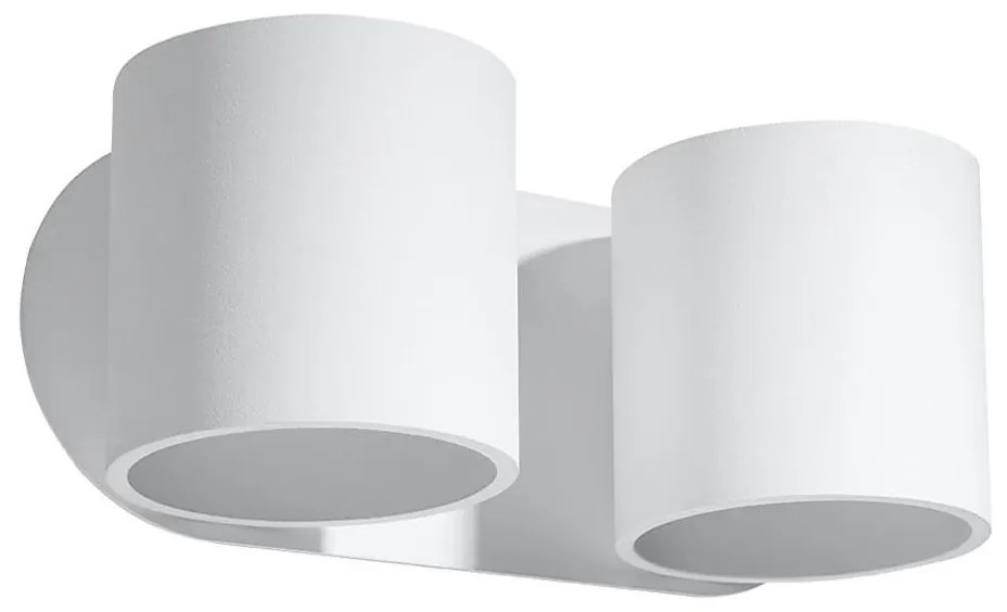 Sollux SL.0659 - Aplica de perete ORBIS 2xG9/40W/230V albă