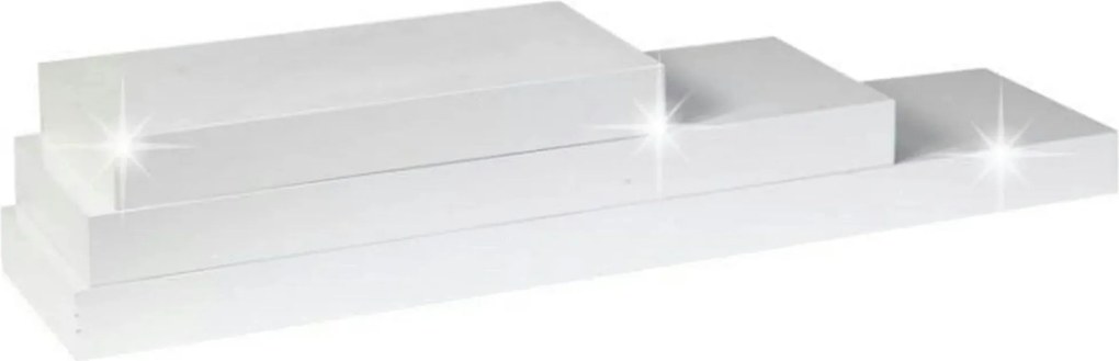 Polita GANA FY 11044-5, alb lucios, 30x25x5 cm