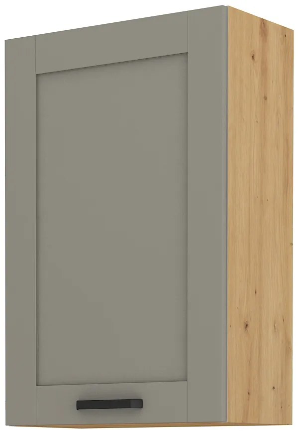 Dulap superior de bucătărie Lucid 60 G 90 1F (Stejar artisan + claygrey). 1045505
