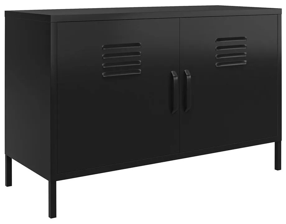 Dulap negru din metal 100x64x40 cm Mission District – Støraa