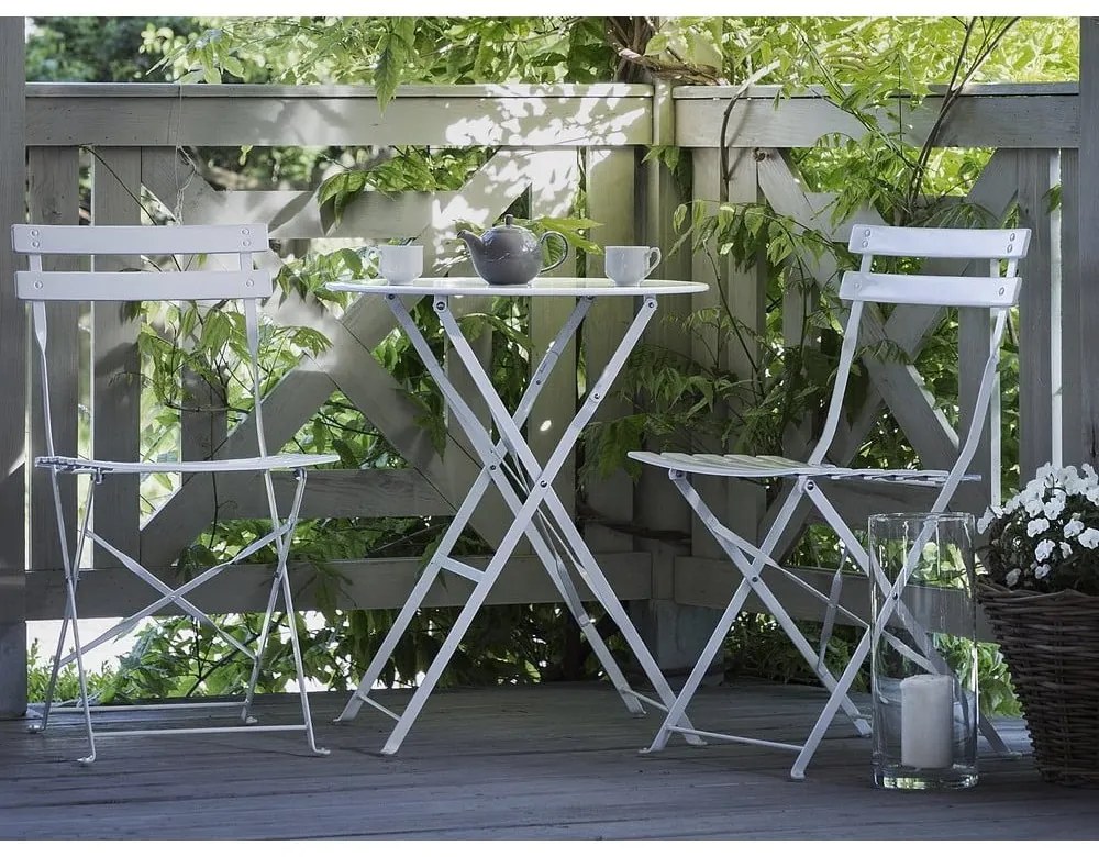 Set mobilier de grădină Bonami Essentials Retro, alb