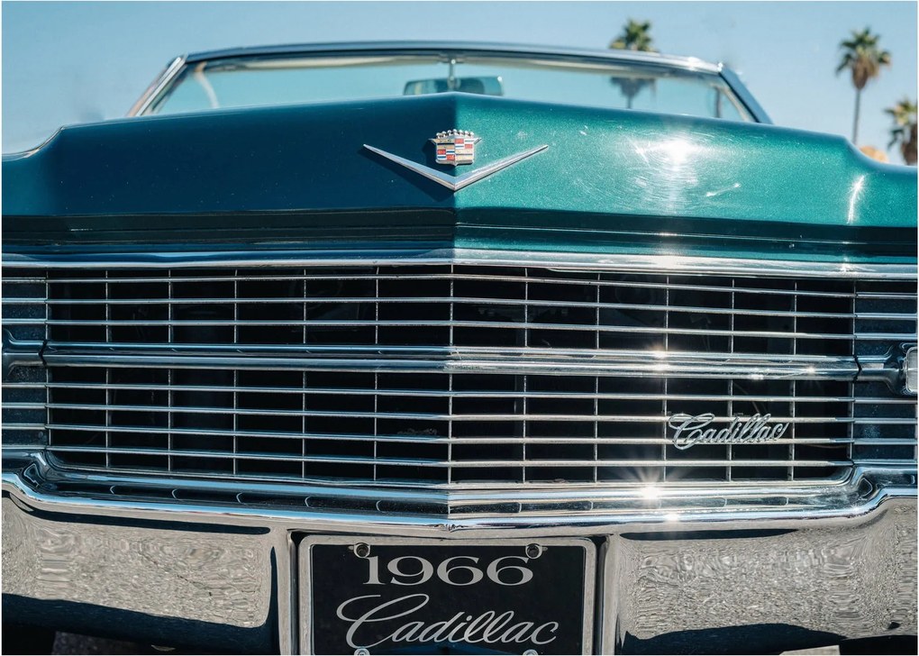 Tablou pe sticlă - Cadillac (70x50 cm)