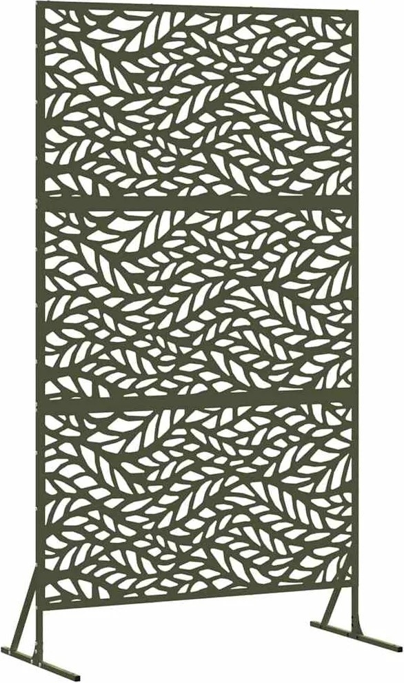 vidaXL Ecran de intimitate Oliv 100 x 50 x 180 cm Oțel