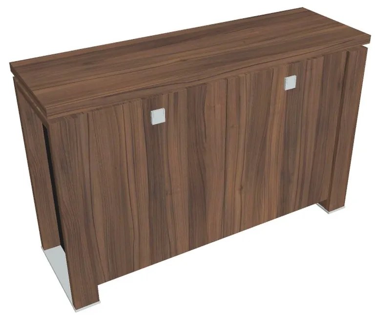 Dulap mic Verno+ S 140 x 46 x 90 cm, nuc / negru