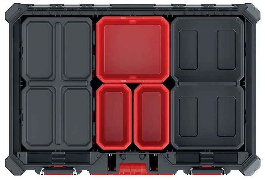 Organizator C, 54,3 cm, inaltime cu cutii, negru