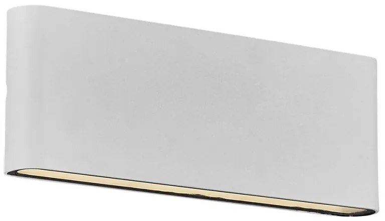Aplica LED de perete pentru iluminat exterior modern, IP54 Kinver 26 alb 2118181001 NL