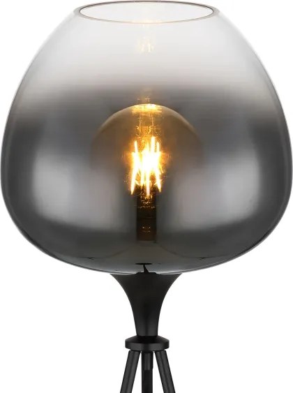 Globo 15548S1 - Lampă de podea MAXY 1xE27/60W/230V neagră