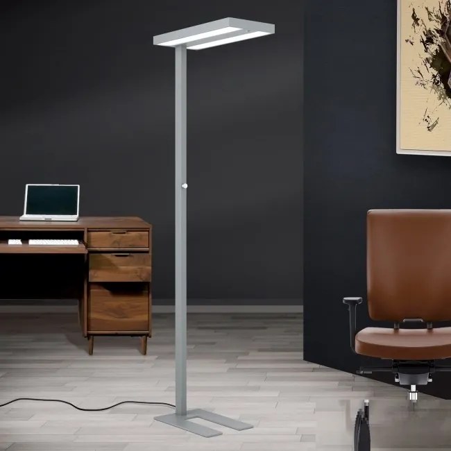 Lampa de podea dimabila cu detector de miscare si senzor de lumina naturala, OFFICE LED