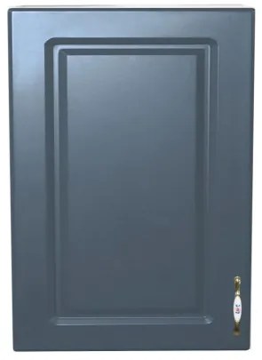 Corp superior 50 cu 1 usa Zebra MDF albastru drept