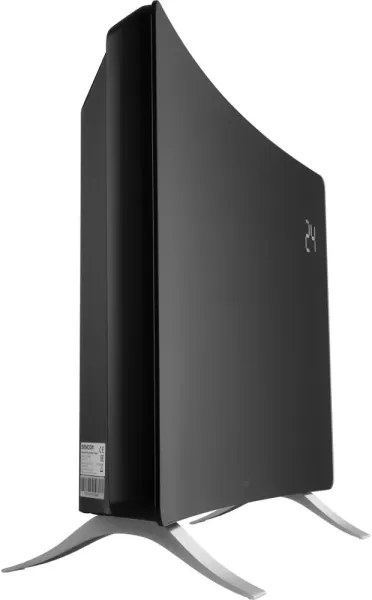 Sencor - Convector/încălzitor electric inteligent 1200/2400W, 230V, IP24, Wi‑Fi, negru