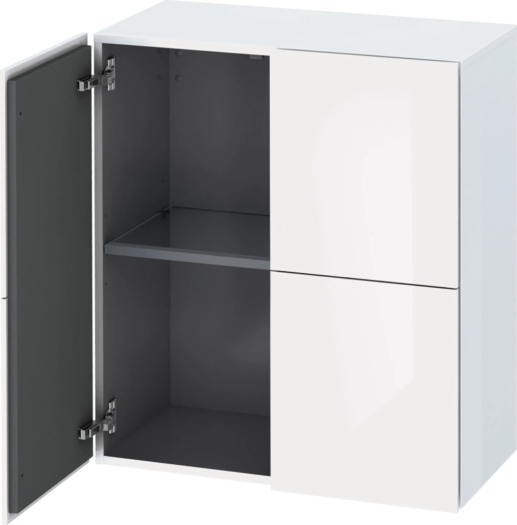 Duravit L-Cube dulap 70x36.3x80 cm agățat lateral alb LC117702222