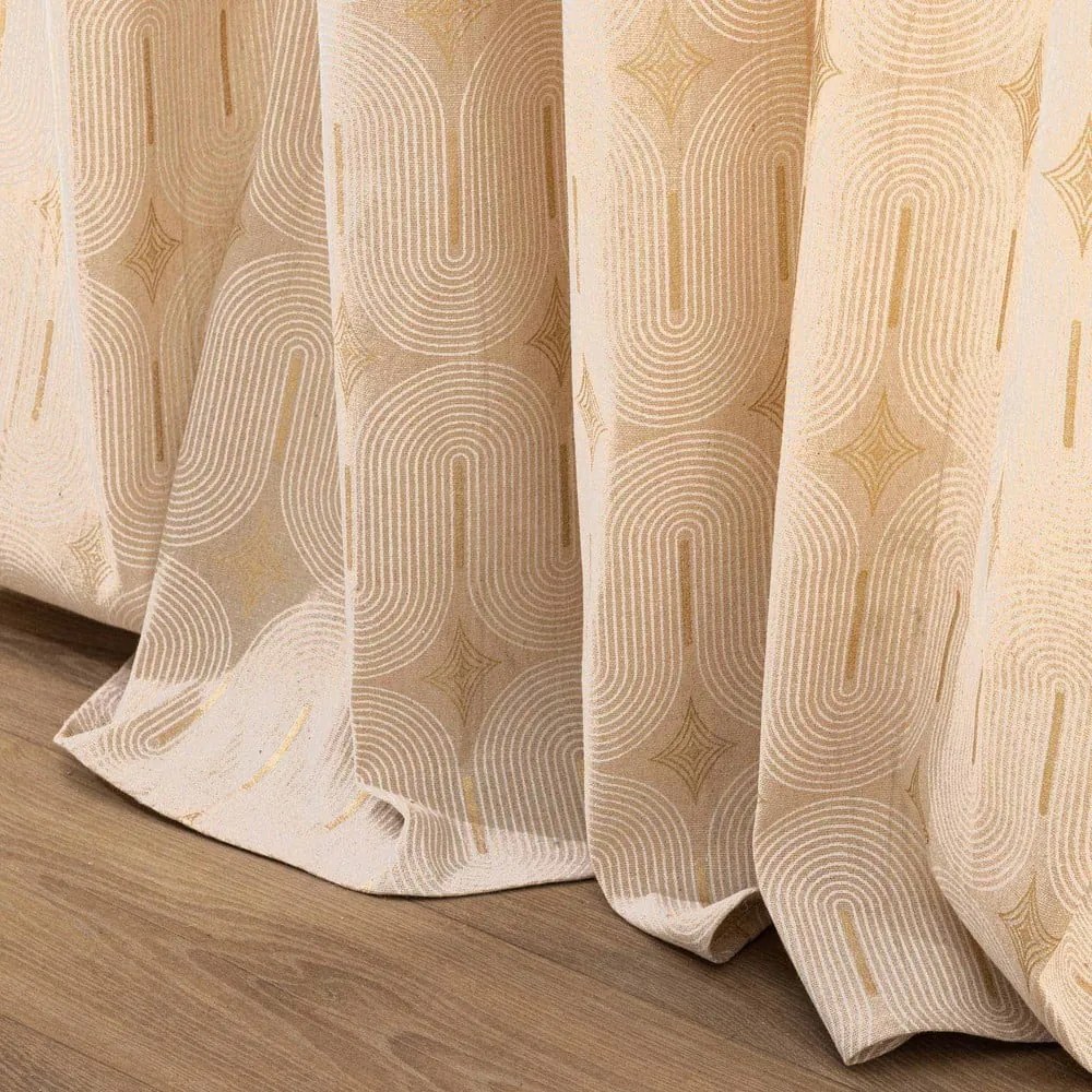 Draperie bej 140x240 cm Ondine – douceur d'intérieur