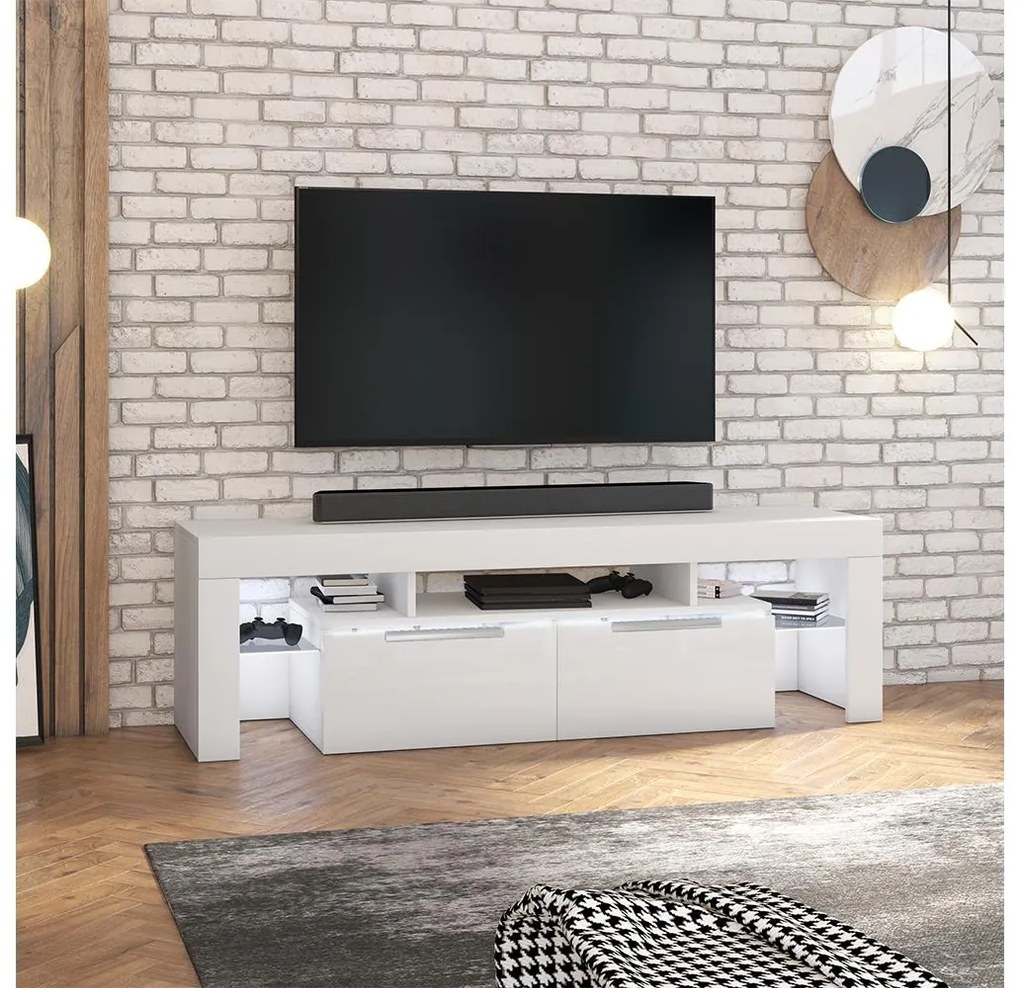 Masă TV Vulcano  (alb). 1098694