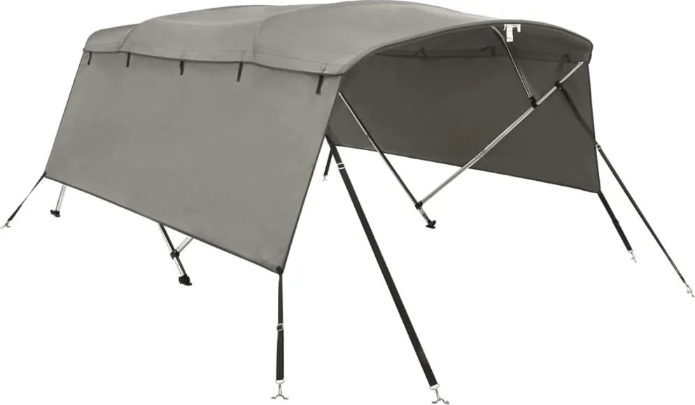 vidaXL Parasolar Bimini 4 arcuri pereți laterali 243x(230-244)x137 cm
