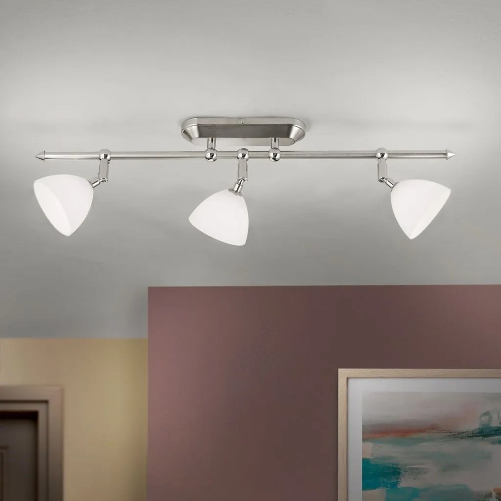 Lustra cu 3 spoturi design modern OPALDESIGN, satin