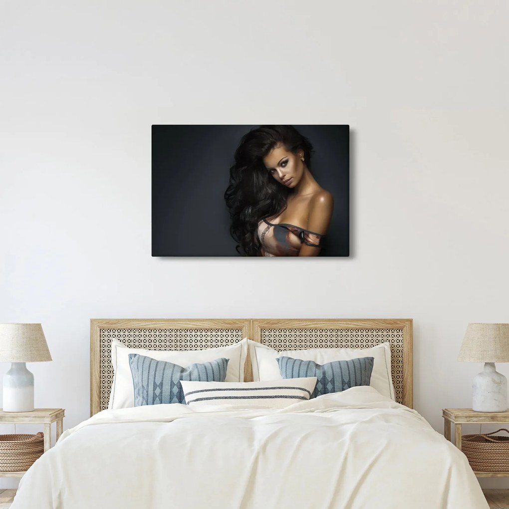 Tablou - Portretul unei femei seducătoare (90x60 cm)