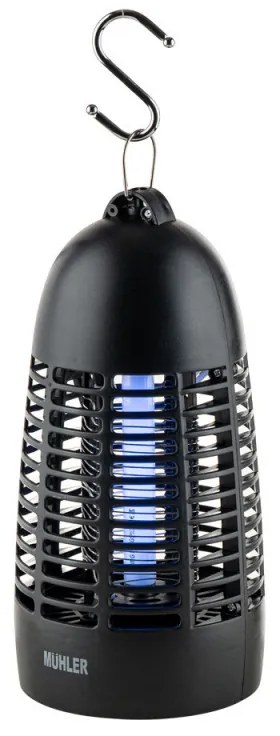 Lampa UVA pentru insecte Muhler MIK-30 1003955, 4W, 20 m², Sigura pentru oameni si animale, Negru