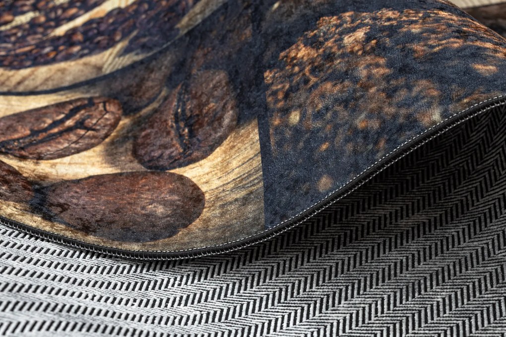 ANDRE 50090 covor lavabil Cafea bucatarie, anti-alunecare - maro