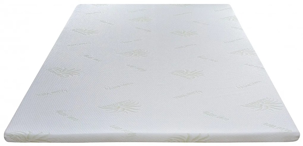 Topper saltea Green Future, Aloe Vera 7 zone de confort 120x200 cm, 5 cm