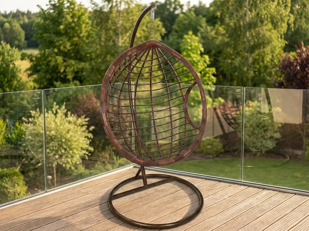 Scaun balansoar suspendat maro DOMINIKANA fara suport