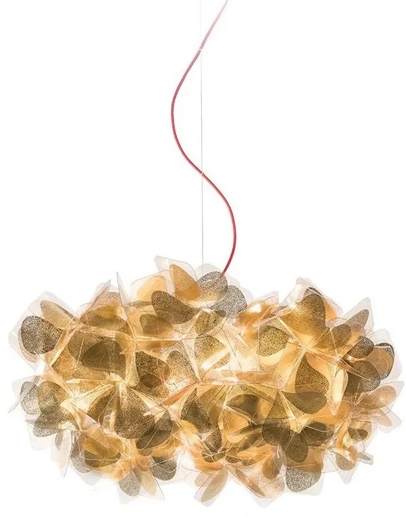 Lustra design unicat realizata manual Clizia Mama Non Mama Gold, 53cm