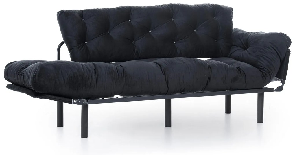 Canapea trei locuri Nitty (negru). 1072236