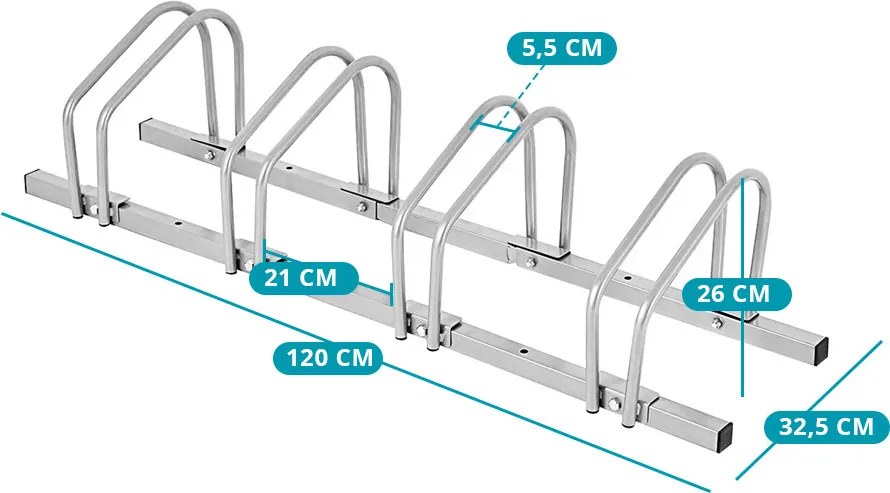 Răcitor pentru biciclete cu 4 compartimente
