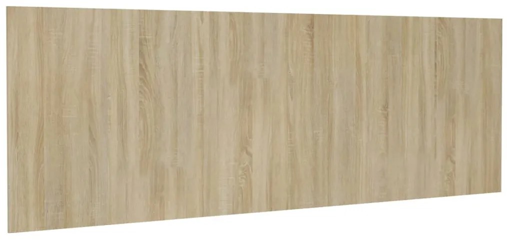 Tablie de pat,perete,stejar Sonoma,240x1,5x80 cm,lemn prelucrat 1, Maro