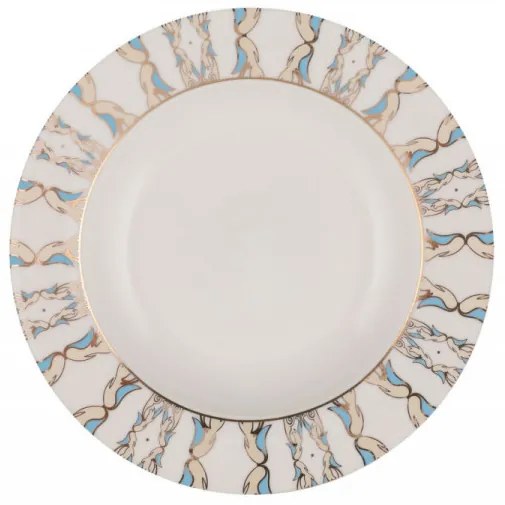 Serviciu de Masa BNKL68YT43010358, 68 Piese, Portelan Bone China