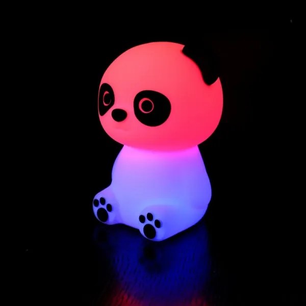 Lampă LED RGB tactilă dimabilă pentru copii MegaLight PADDY PANDA LED/5V