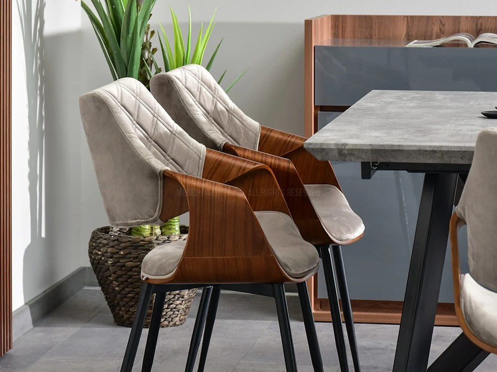Scaun Rolf K (nuc + negru). 1111254