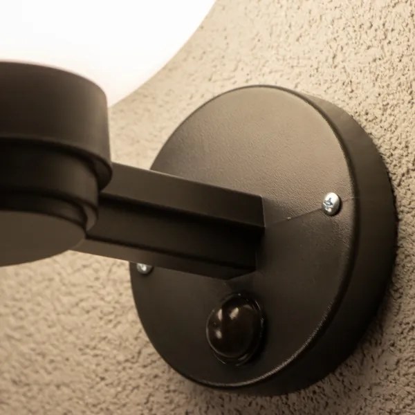 Brilagi - Aplica de exterior HARBOR cu senzor 1xE27/40W/230V IP33 antracit/alb