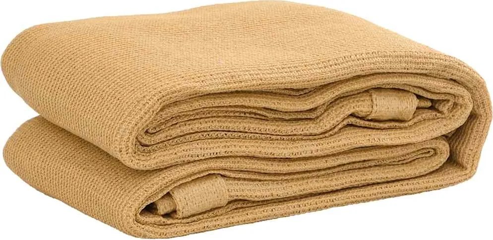 vidaXL Covor pentru cort, nisipiu, 250x300 cm, HDPE