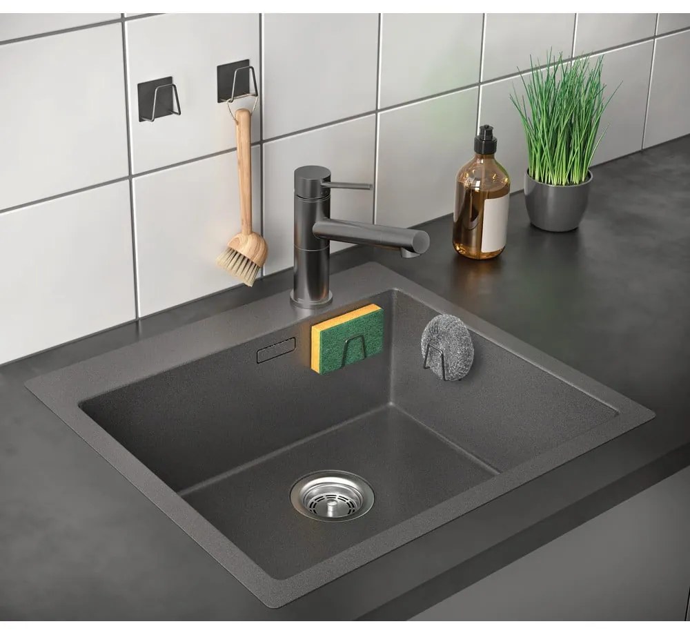 Suport pentru burete autoadeziv din metal – Metaltex