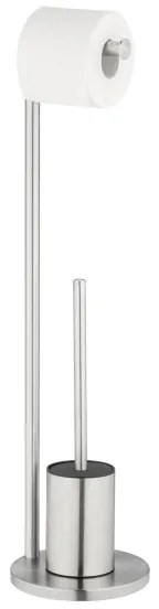 WENKO 25676100 - Set pentru WC FERLA, 18 x 69,5 cm, oțel inoxidabil satinat