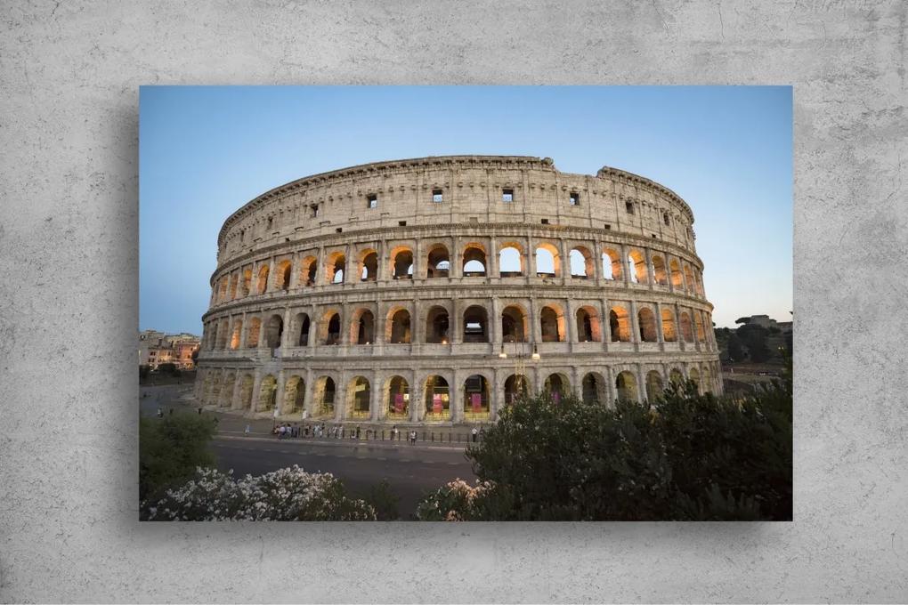 Tapet Premium Canvas - Coloseumul din Roma sub cerul albastru