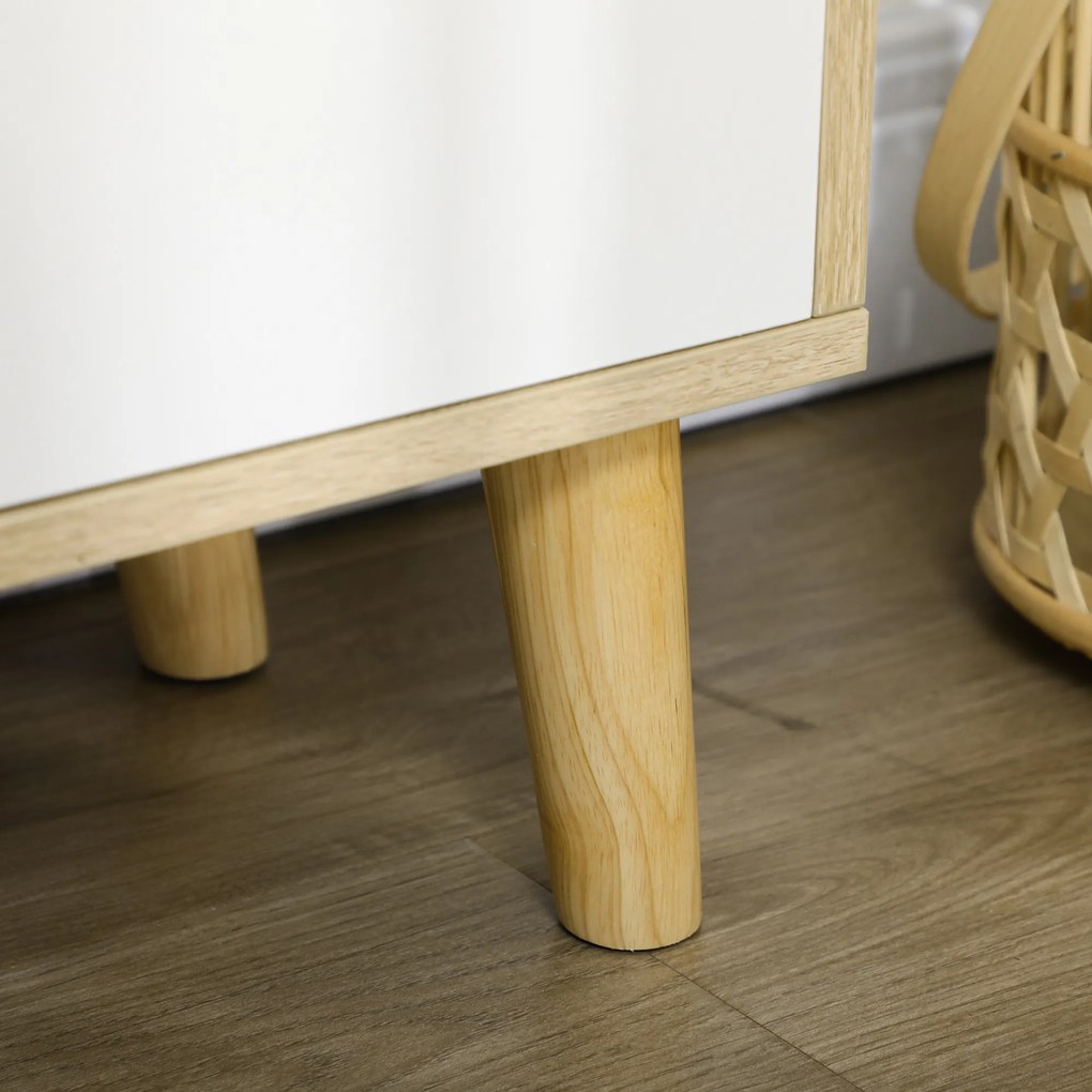 HOMCOM Mobile Porta TV fino 65" con Armadietti e Ripiani Aperti, 150x30x42cm | Aosom Romania