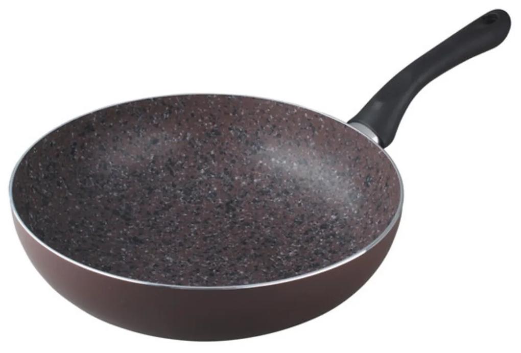 Tigaie wok Muhler, MR-3081BG, aluminiu/invelis din granit, 30 x 8 cm