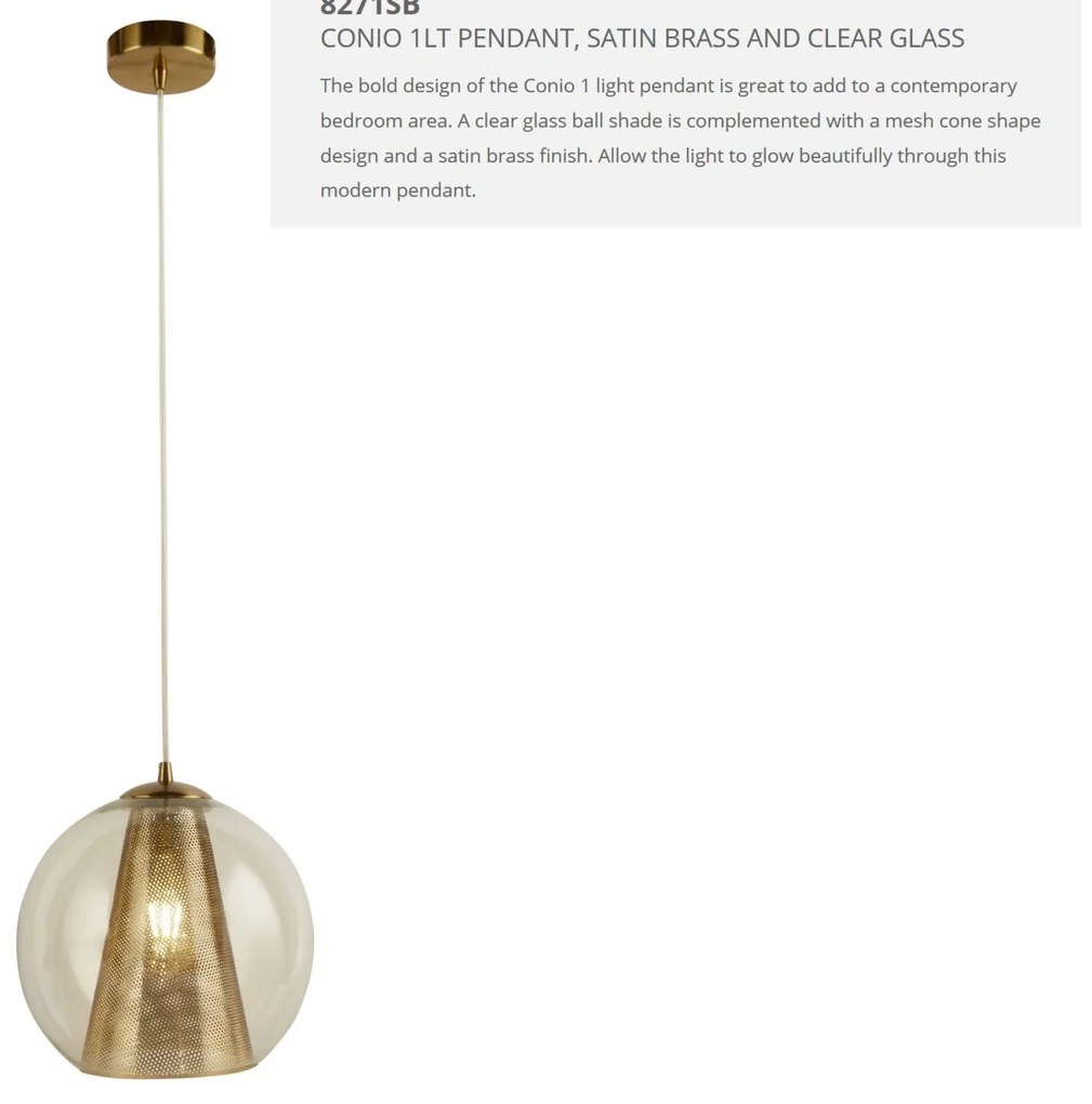 Pendul design modern Conio 8271SB SRT