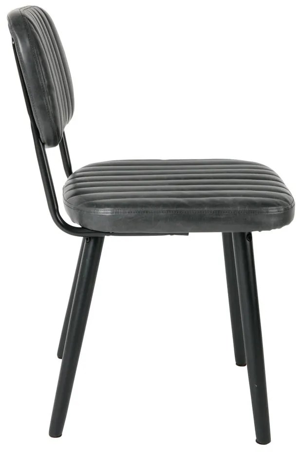 Scaun de dining negru Jake Worn – White Label