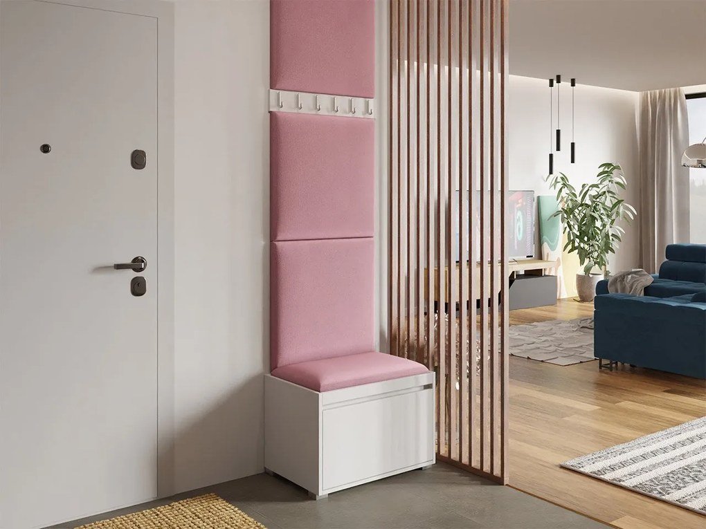 Mobilier pentru hol Leon 60 VII (Alb) (Manila 09). 1059574