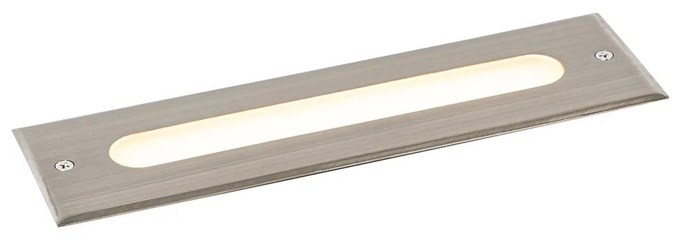 Spot modern de sol din oțel 30 cm cu LED inclus IP65 - Eline