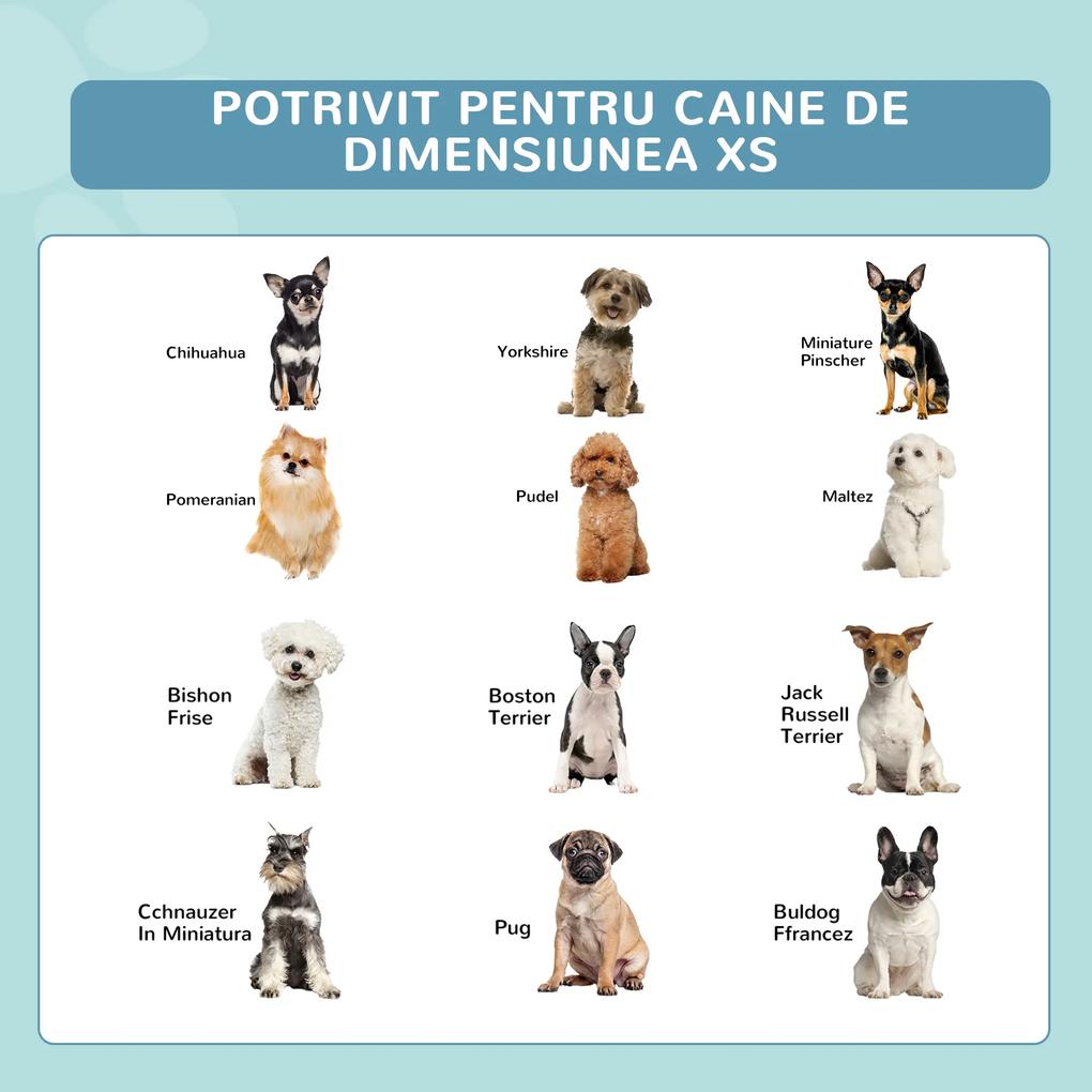 PawHut Piscină Anti-Alunecare pentru Câinii Mici, Durabilă Interior/Exterior, Albastră, Φ80x20cm | Aosom Romania