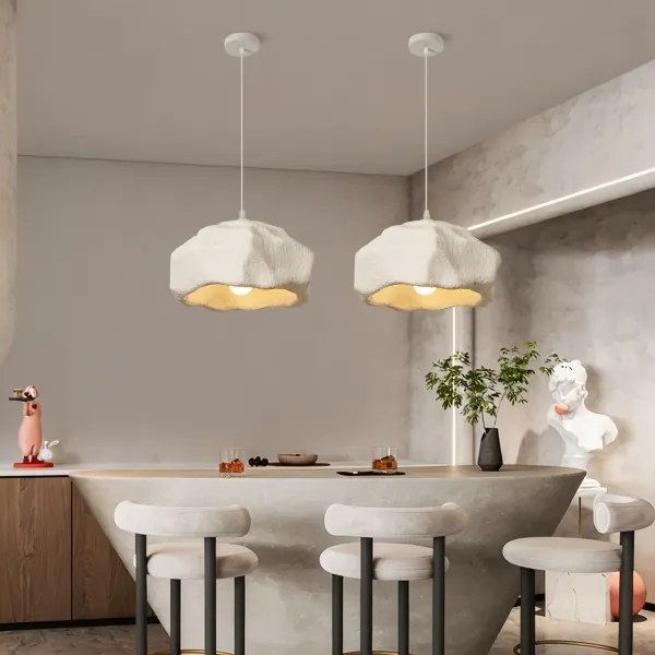 BRILAGI - Lustră pe cablu WABI SABI 1xE27/60W/230V Ø 42 cm albă